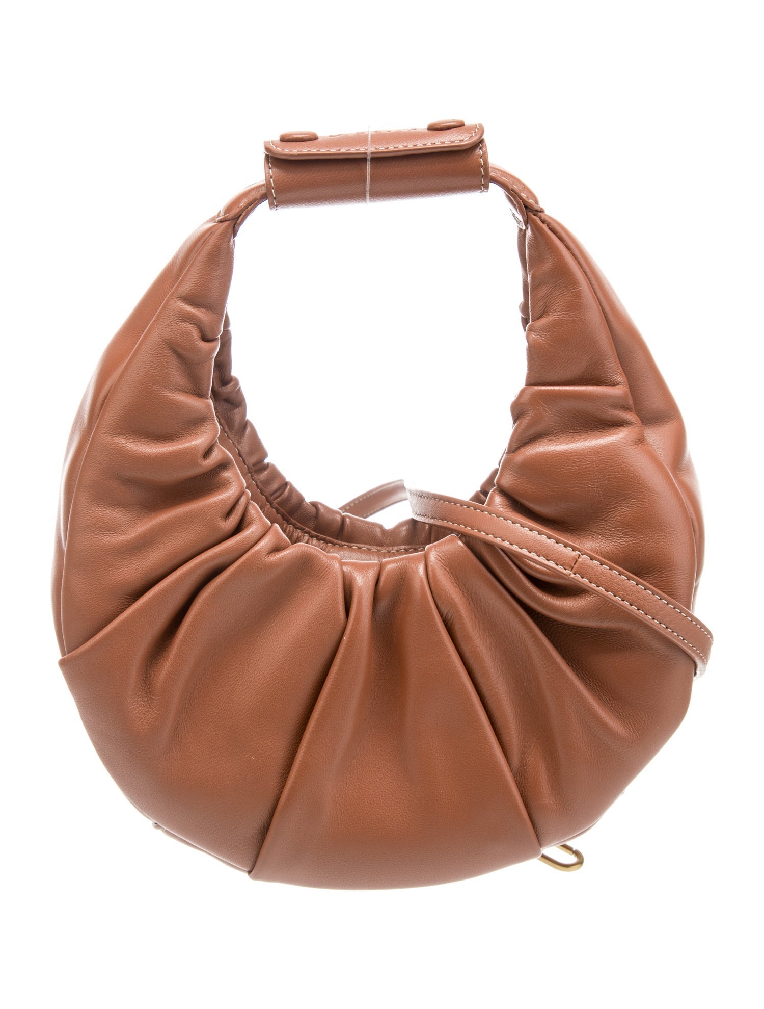 Staud Leather Top Handle Bag