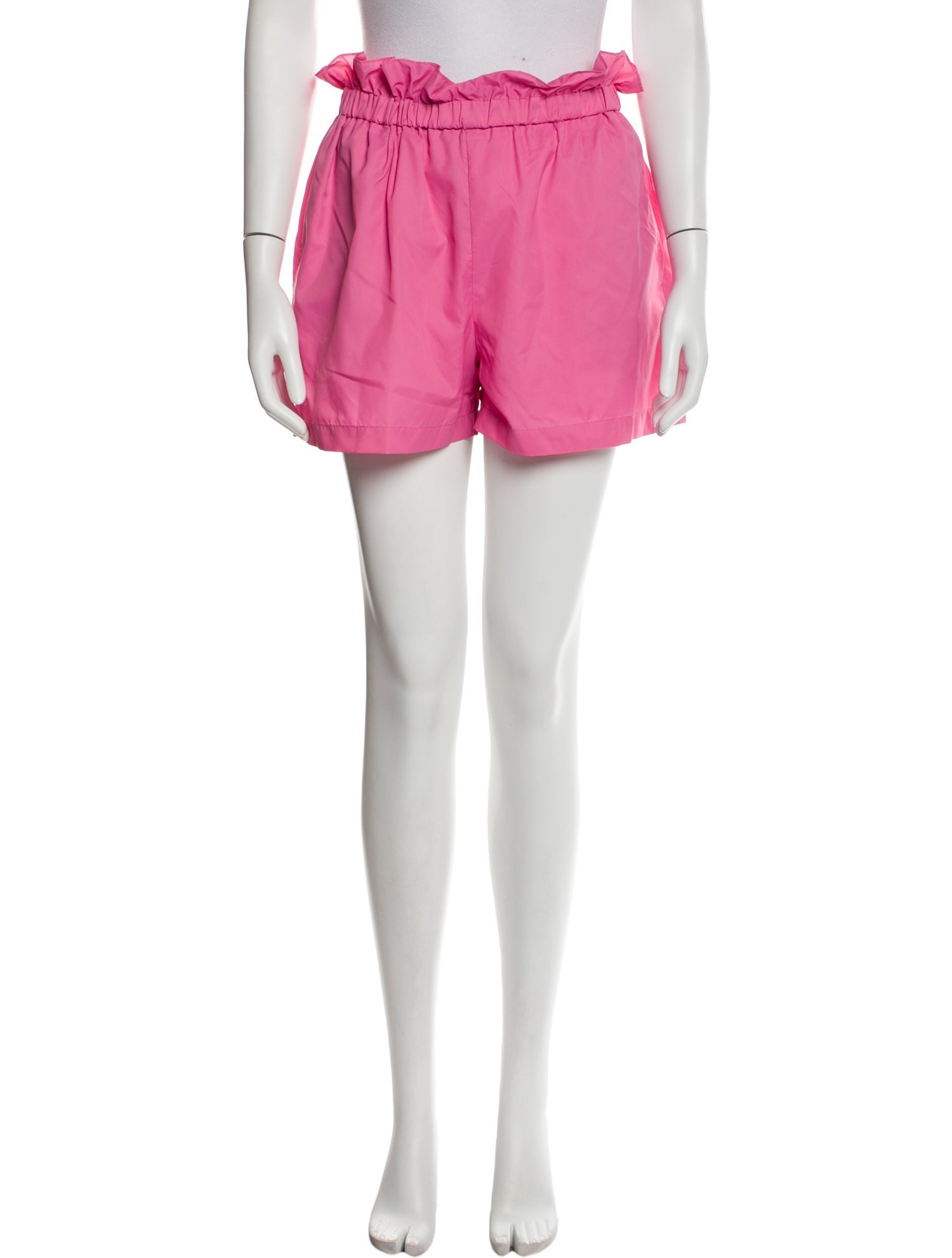 Staud Nylon Mini Shorts