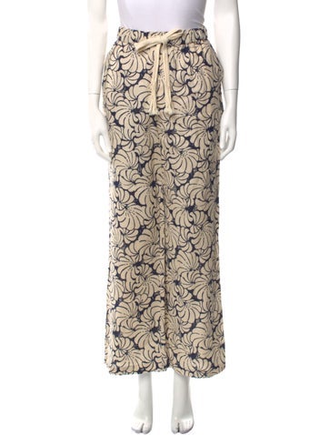 Staud Pants Linen Wide Leg M