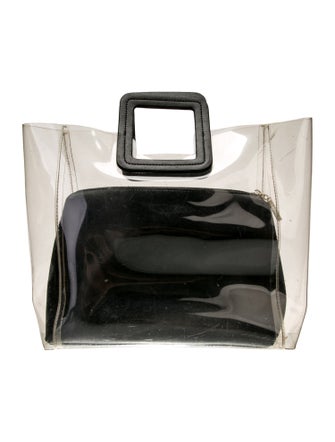Staud PVC Top Handle Bag