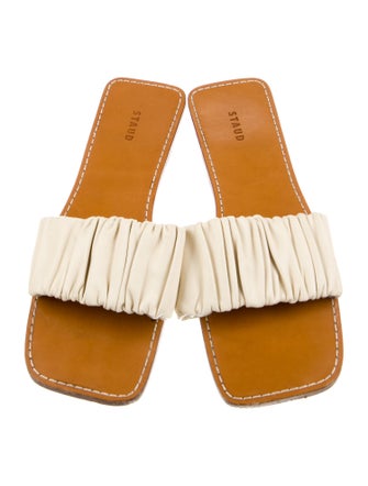 Staud Leather Slides