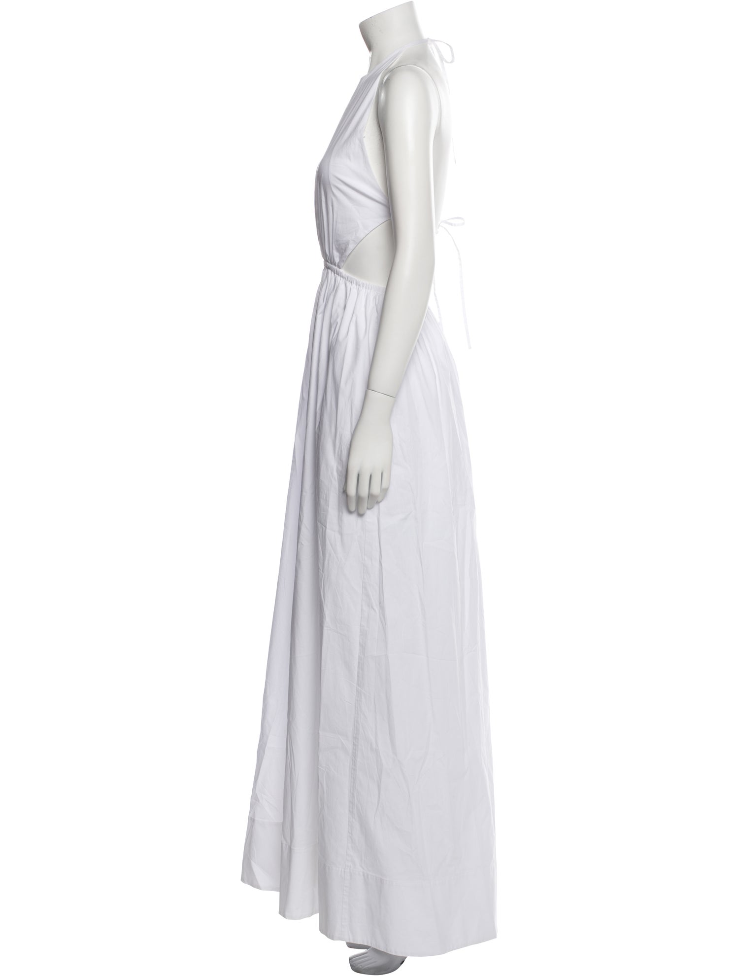 Staud Halterneck Long Dress