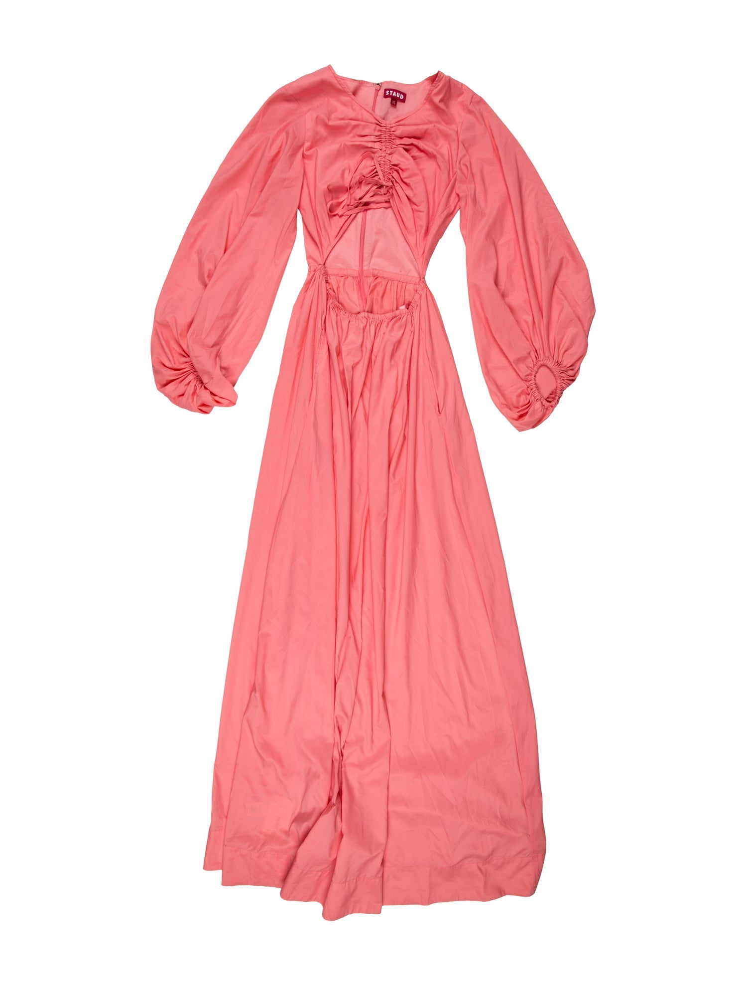 Staud Mock Neck Long Dress