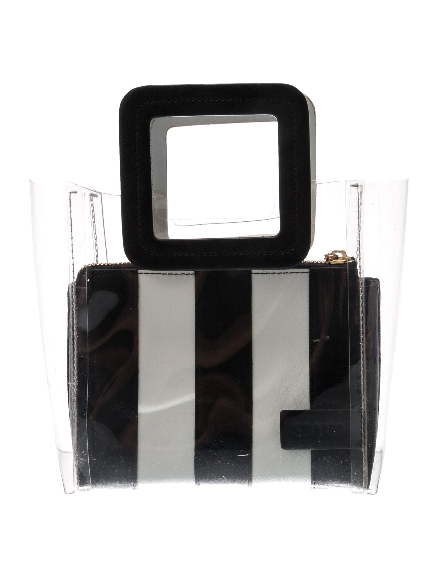 Staud PVC Top Handle Bag