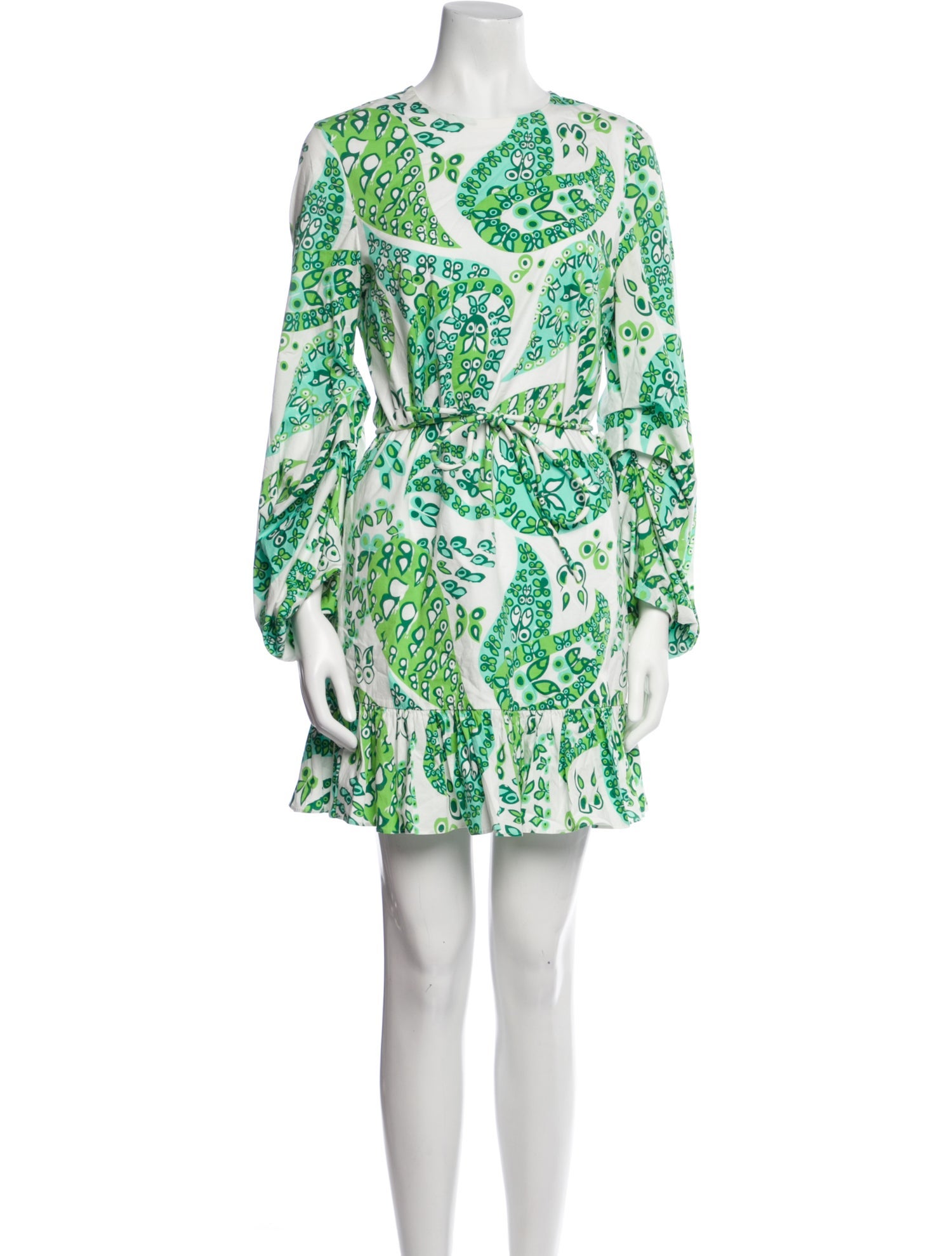 Staud Printed Mini Dress