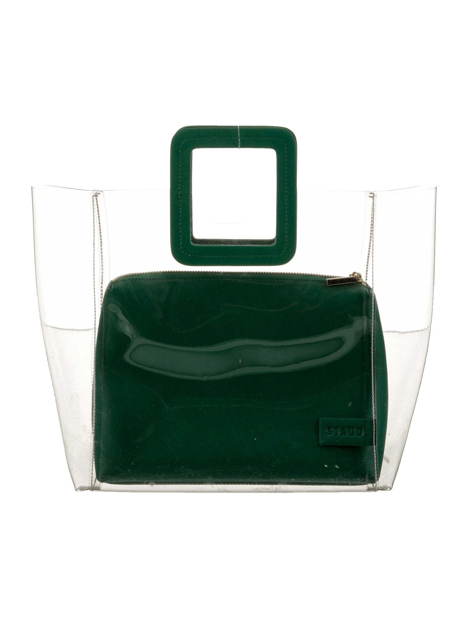 Staud PVC Top Handle Bag