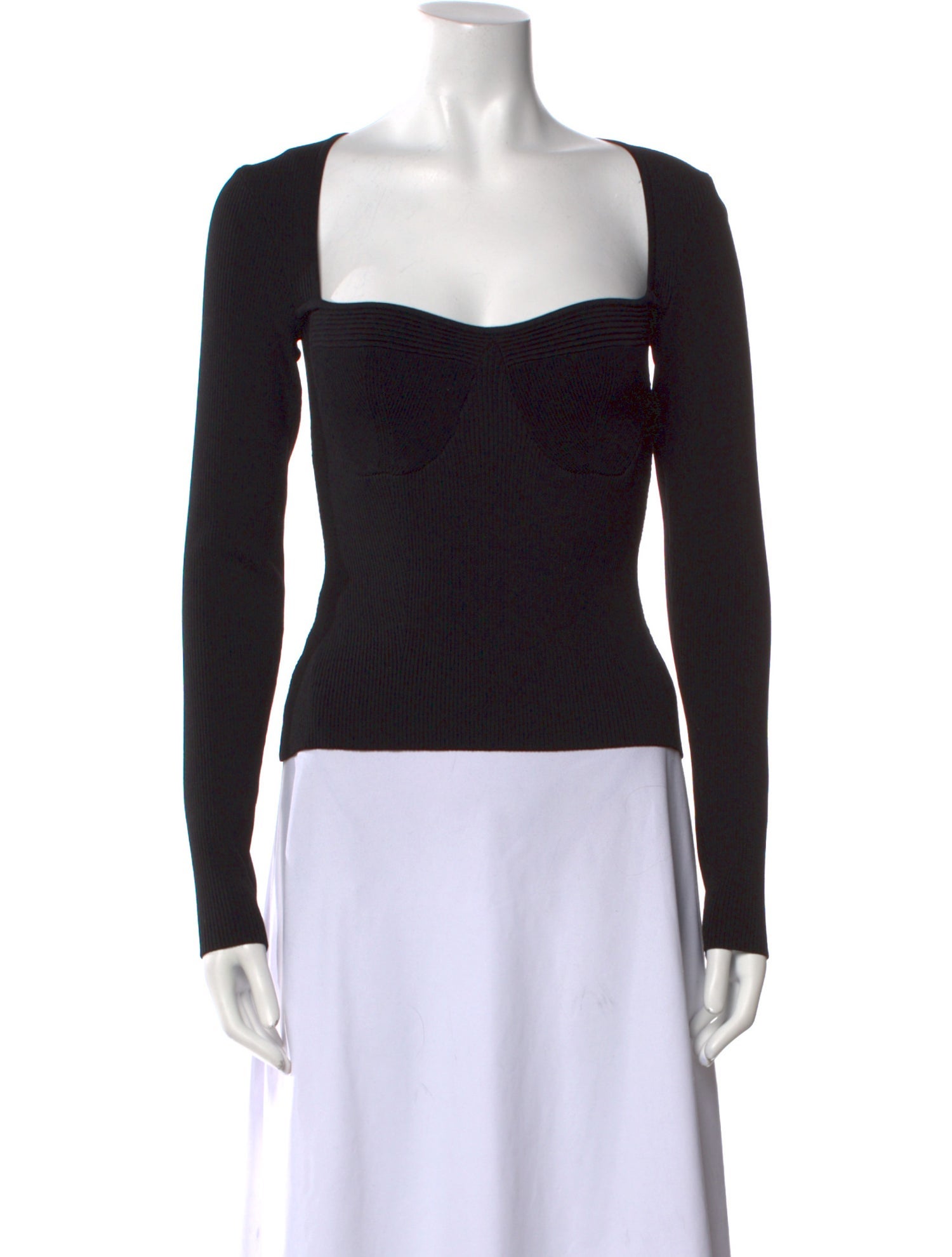 Staud Square Neckline Sweater