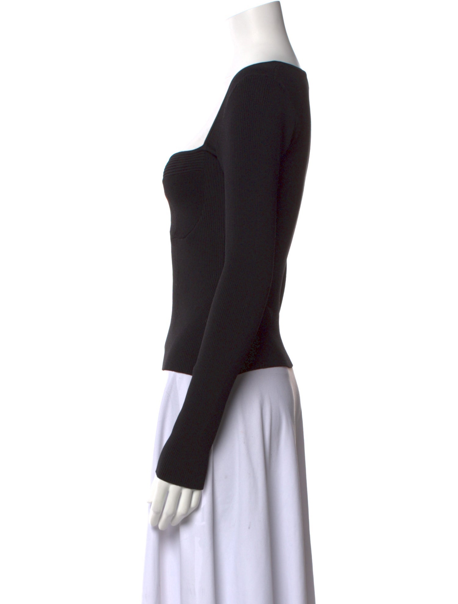 Staud Square Neckline Sweater