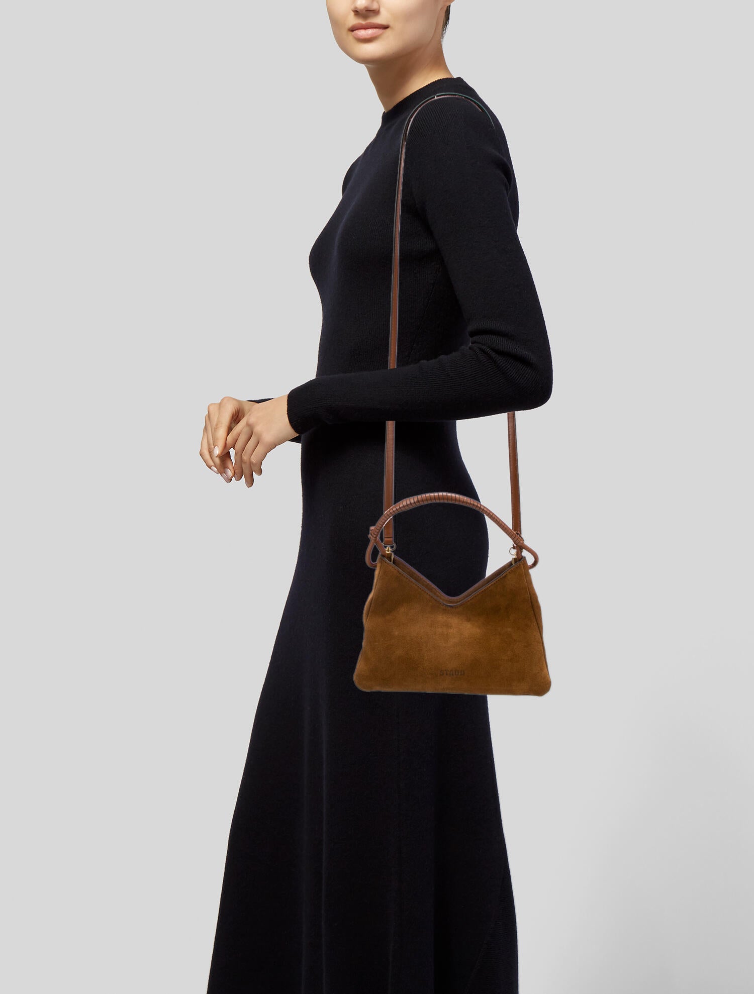 Staud Suede Shoulder Bag w/ Tags