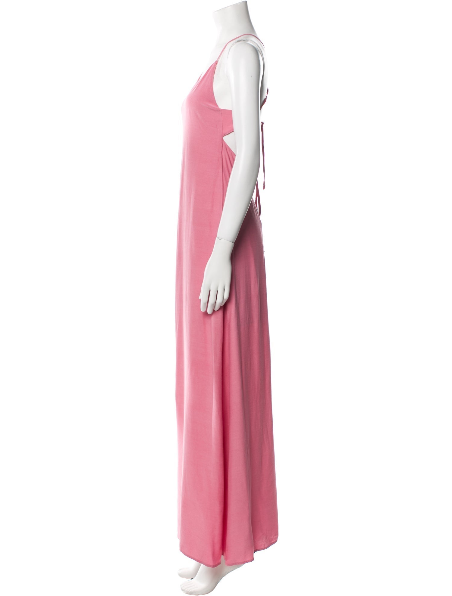 Staud Scoop Neck Long Dress