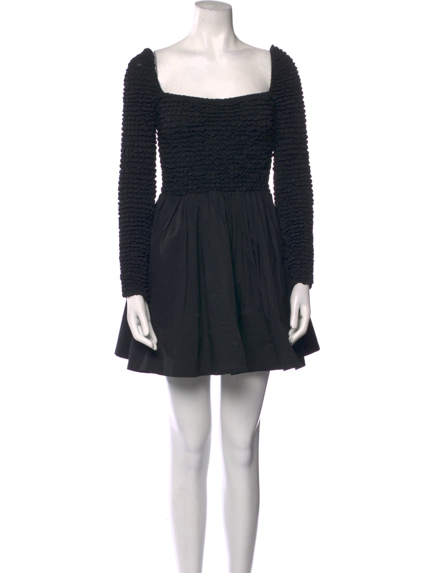 Staud Square Neckline Mini Dress