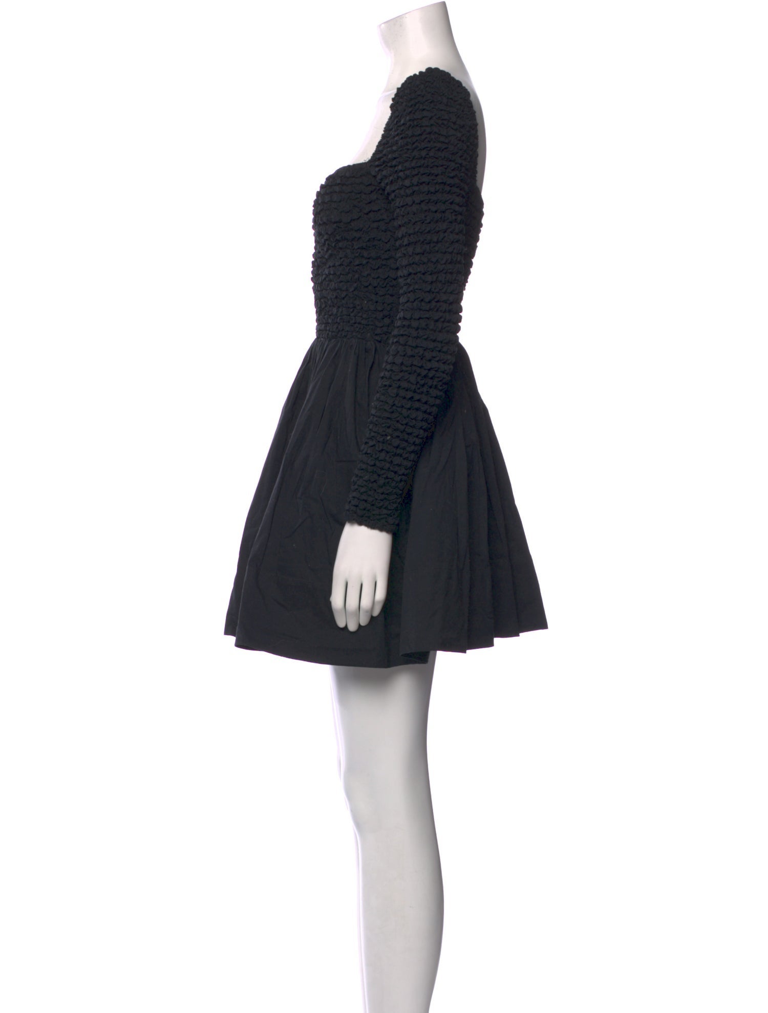 Staud Square Neckline Mini Dress