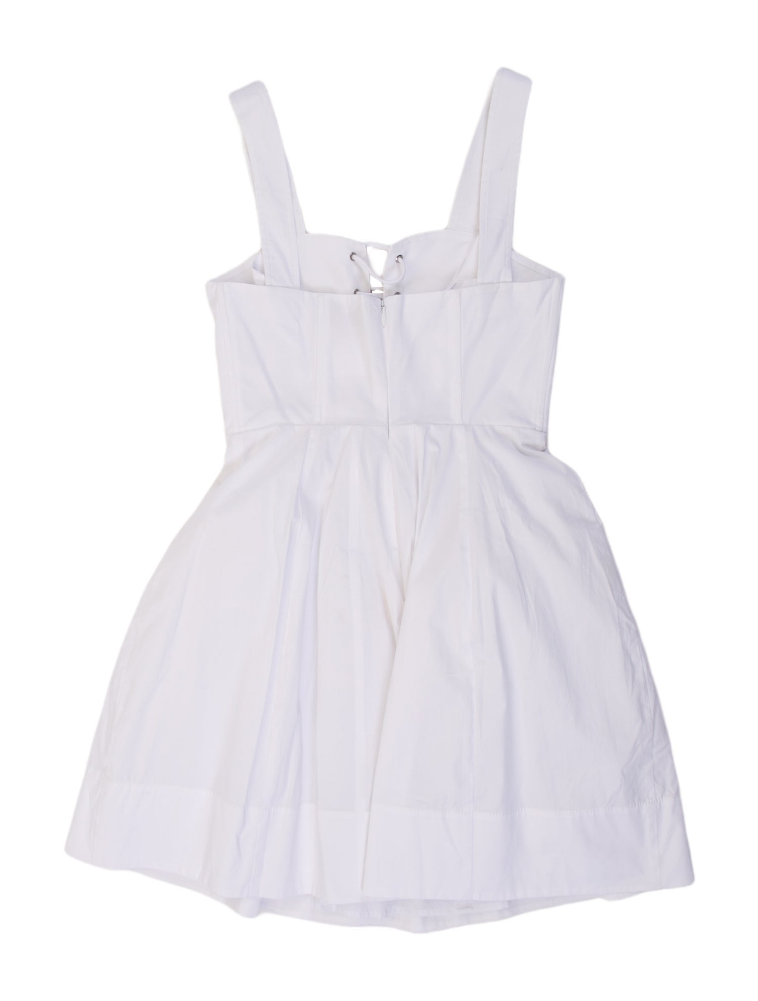 Staud Square Neckline Mini Dress