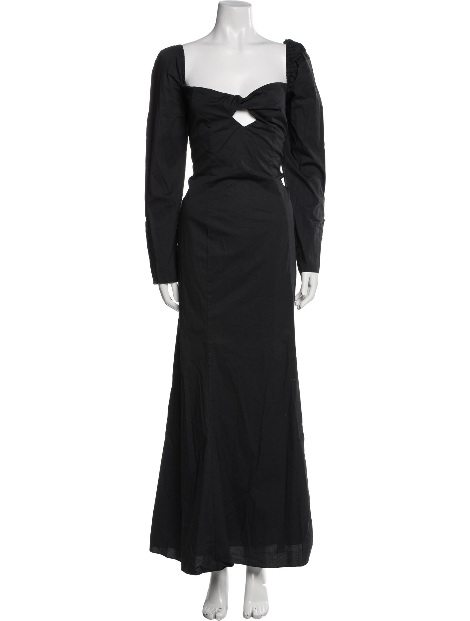 Staud Square Neckline Long Dress