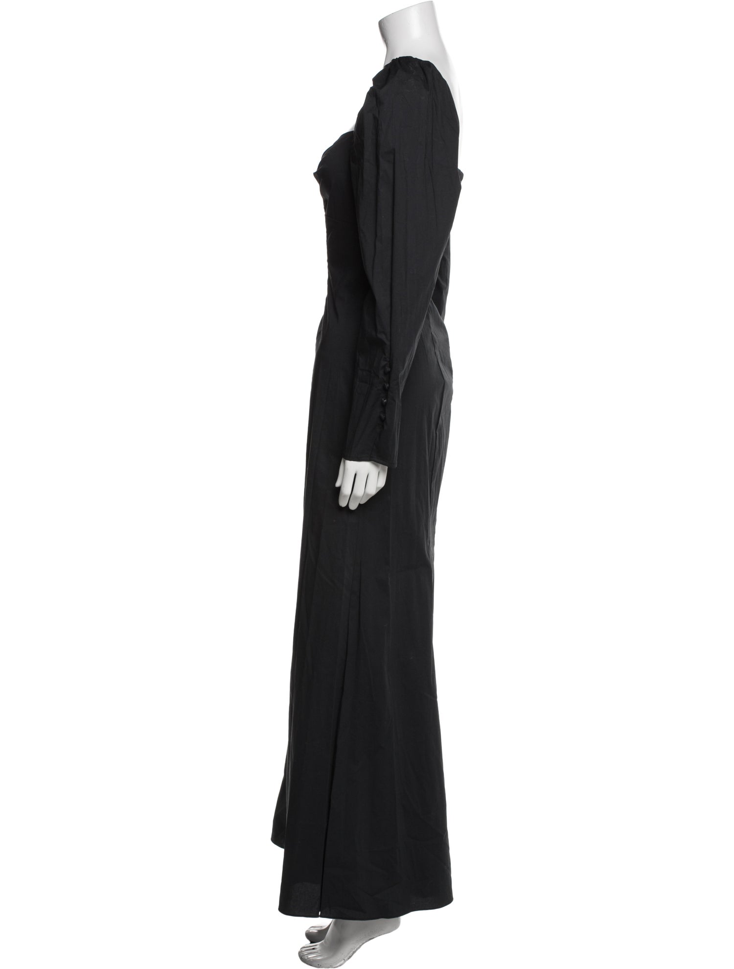 Staud Square Neckline Long Dress