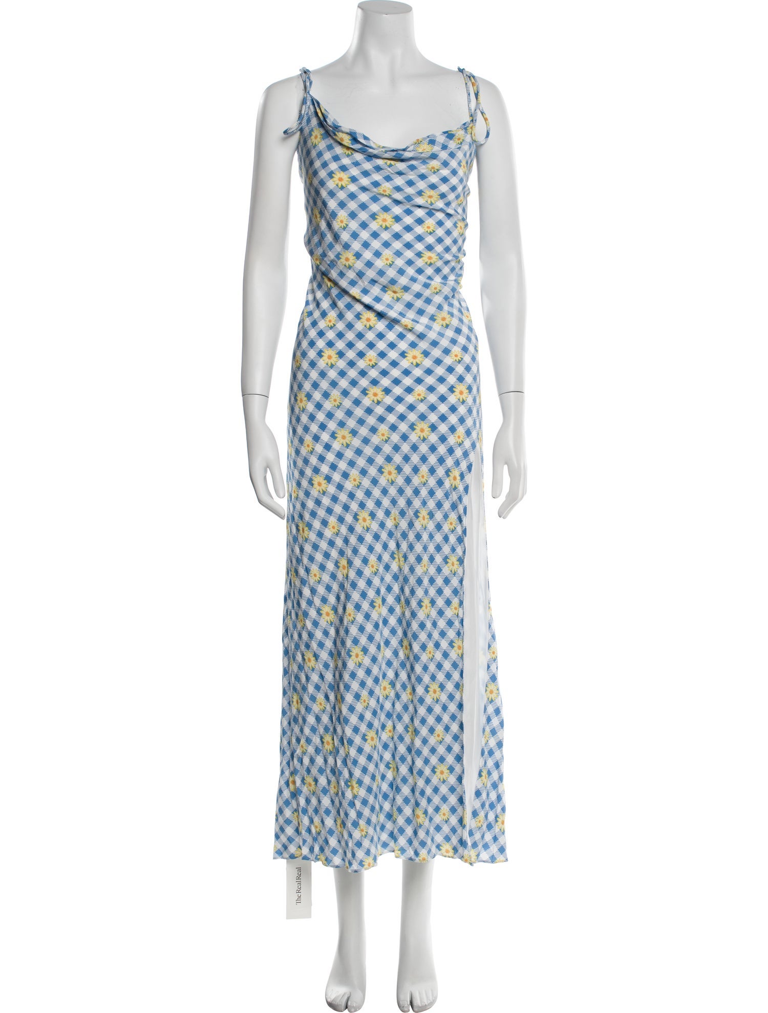 Staud Printed Long Dress w/ Tags
