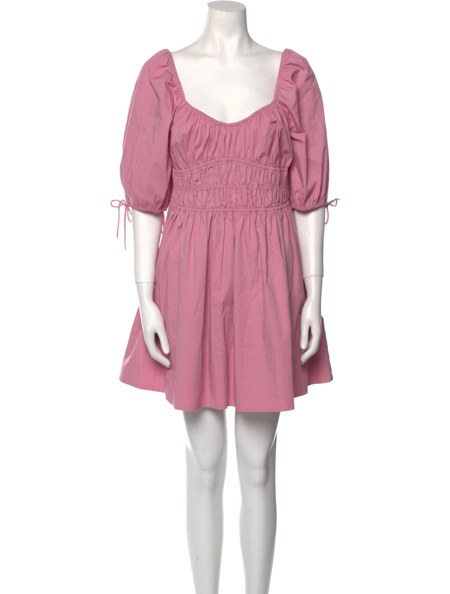 Staud Scoop Neck Mini Dress