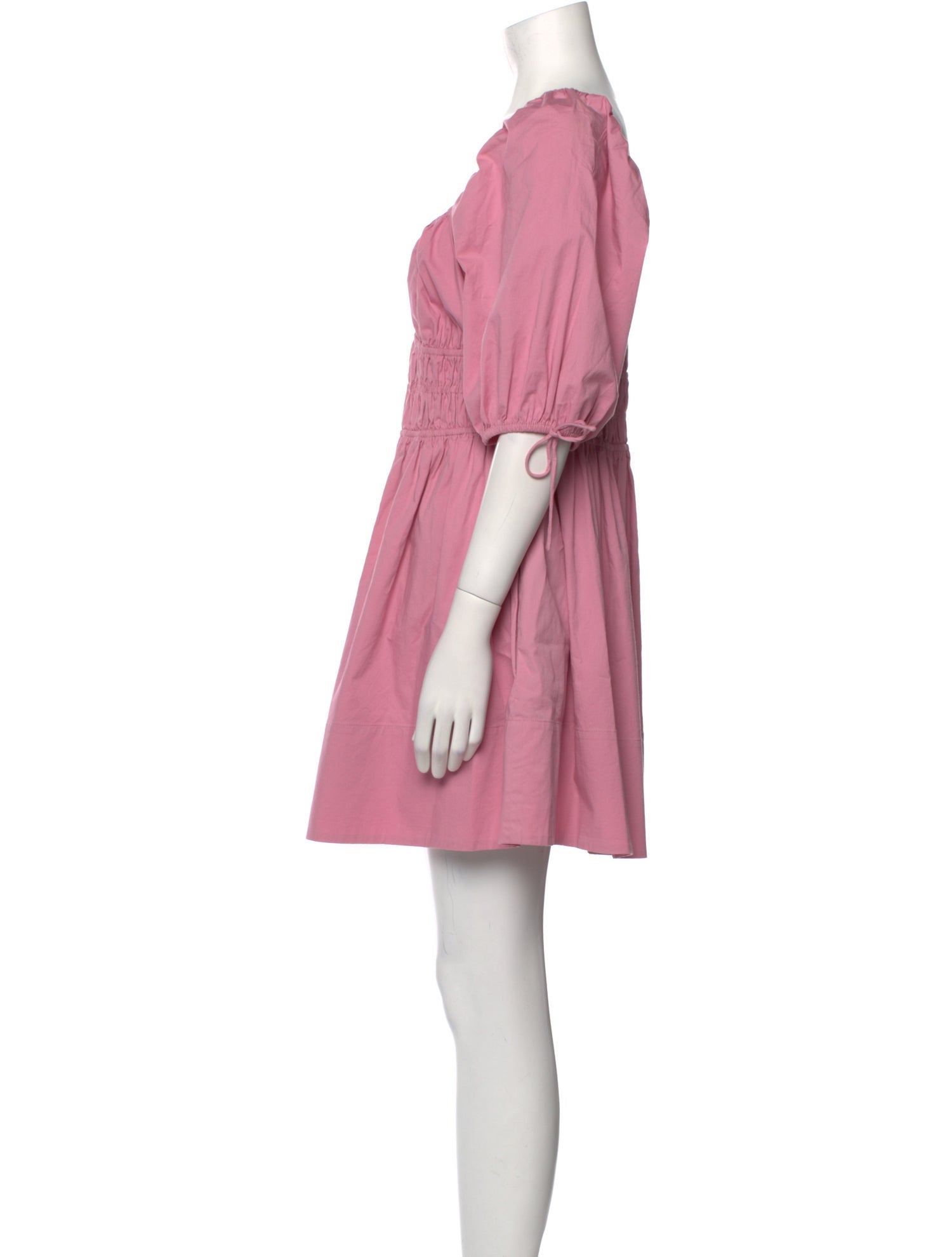 Staud Scoop Neck Mini Dress