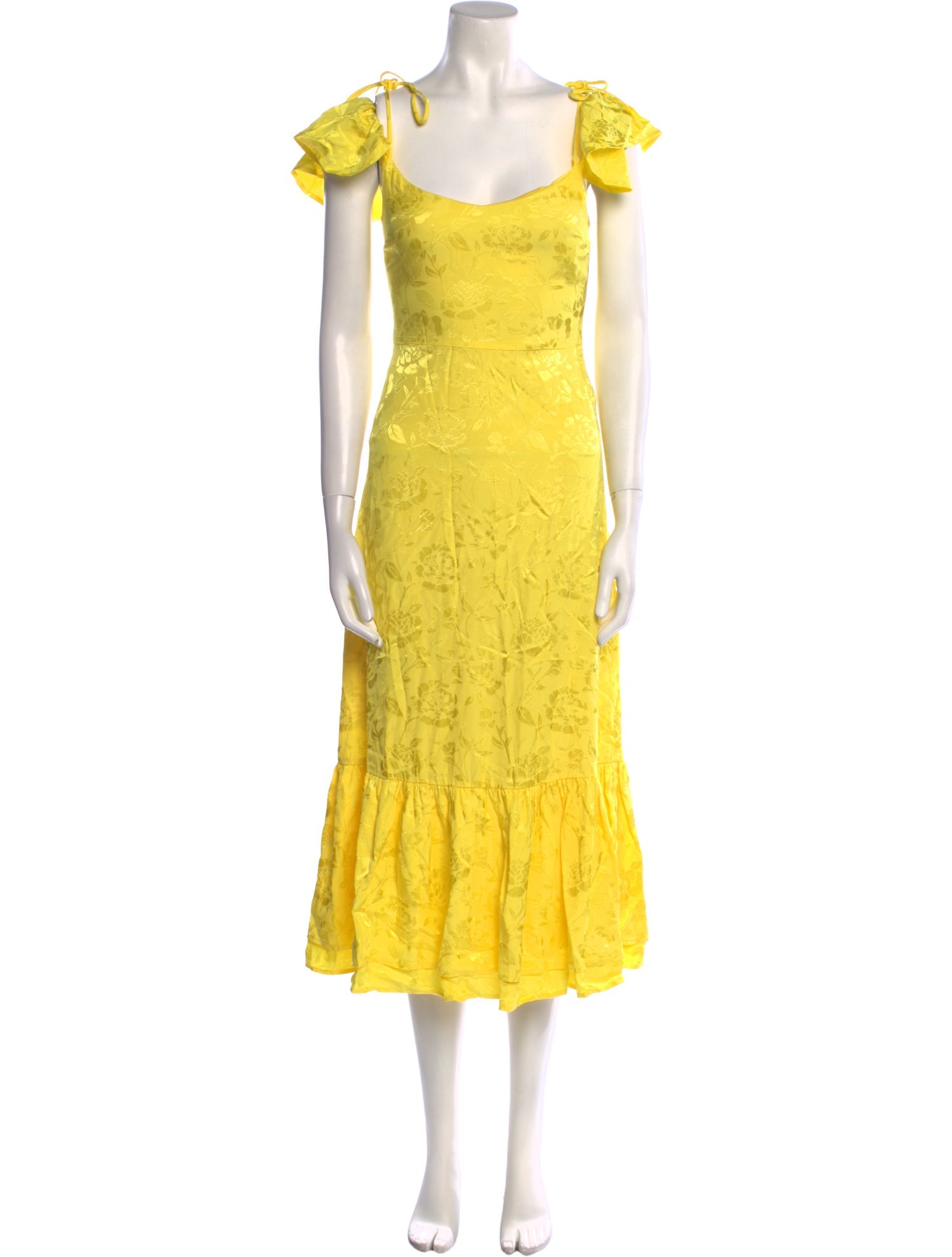 Staud Square Neckline Midi Length Dress w/ Tags