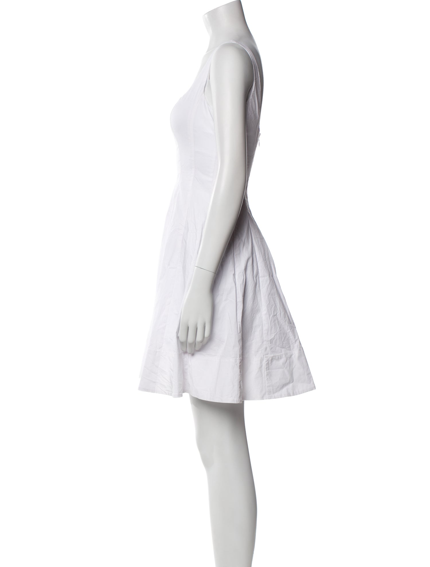 Staud Square Neckline Mini Dress