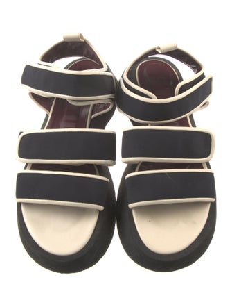 Staud Neoprene Printed Gladiator Sandals