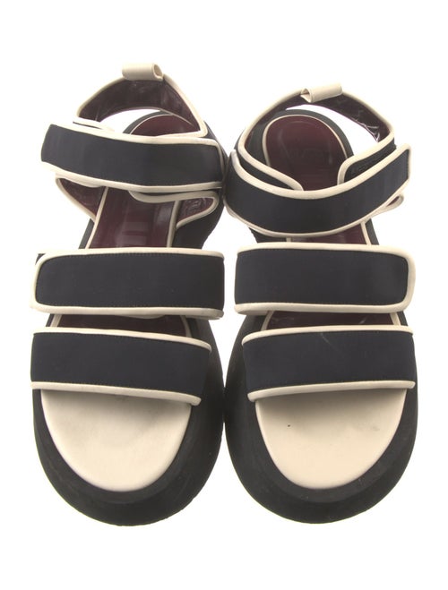 Staud Neoprene Printed Gladiator Sandals