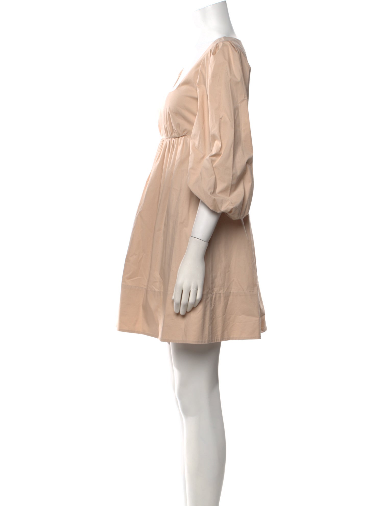 Staud Square Neckline Mini Dress