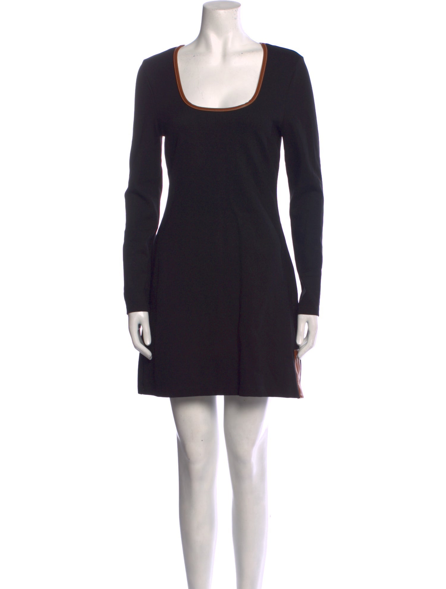 Staud Scoop Neck Mini Dress