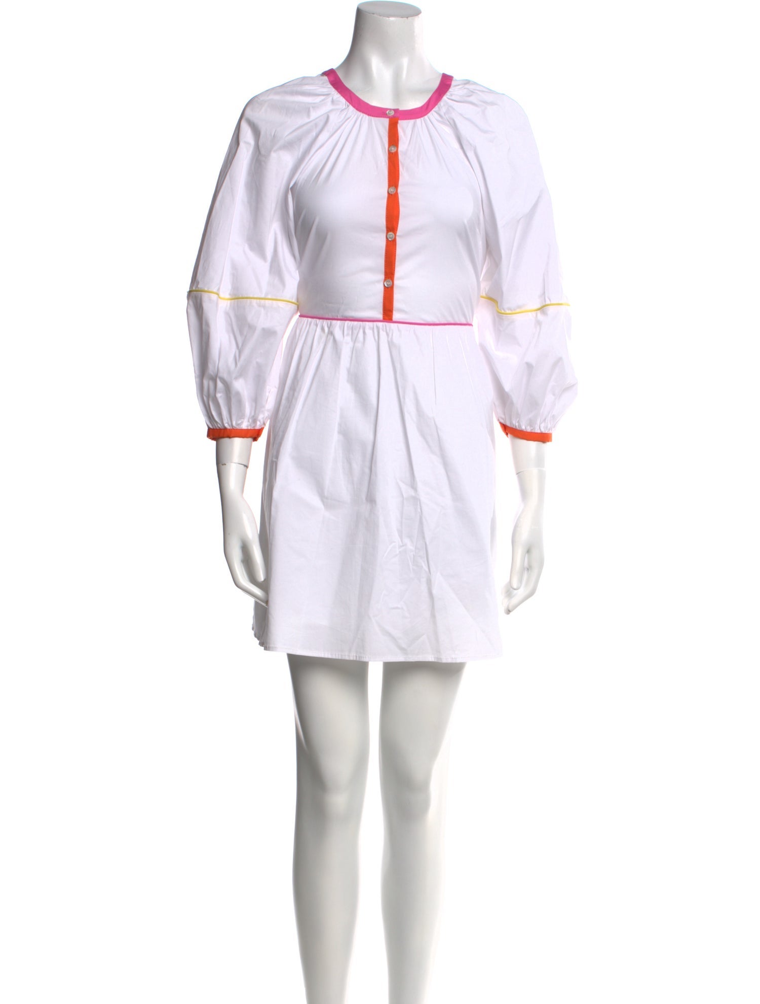 Staud Crew Neck Mini Dress