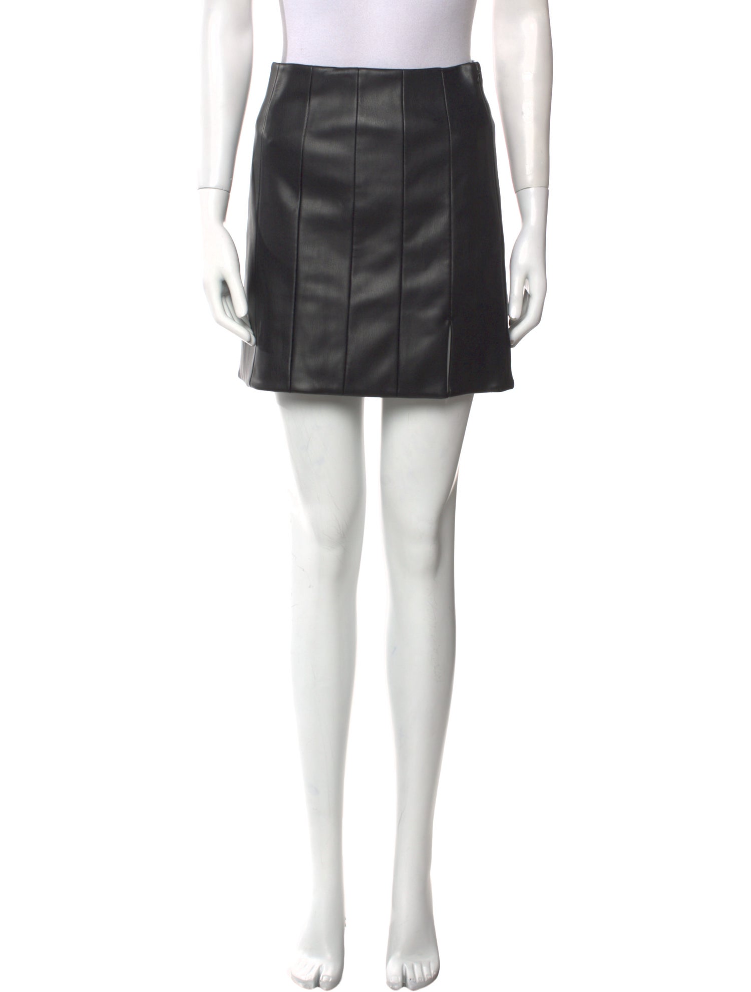 Staud Pleated Accents Mini Skirt