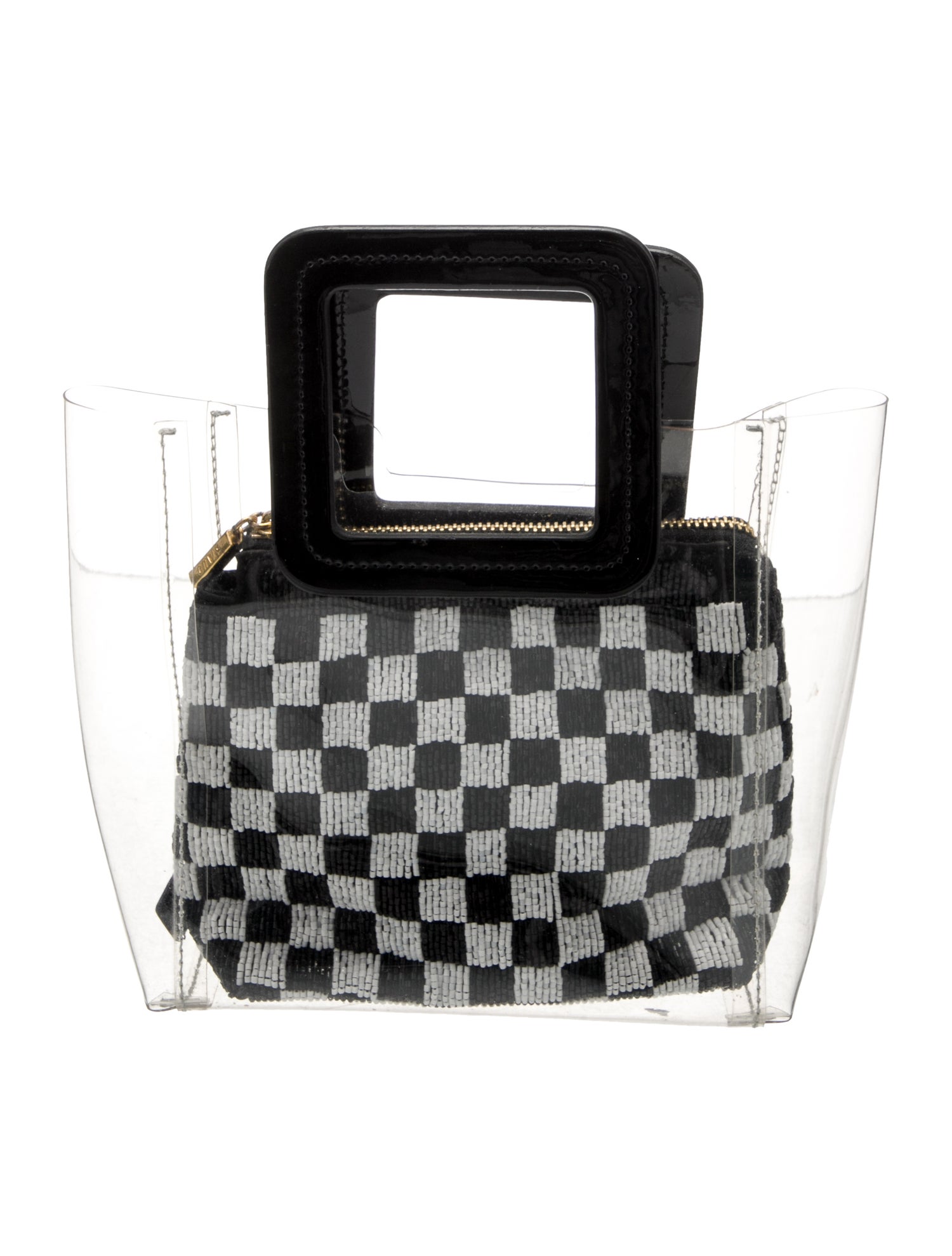 Staud PVC Top Handle Bag