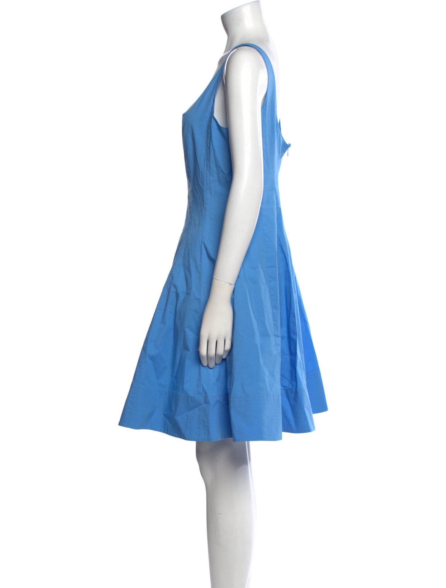 Staud Square Neckline Mini Dress