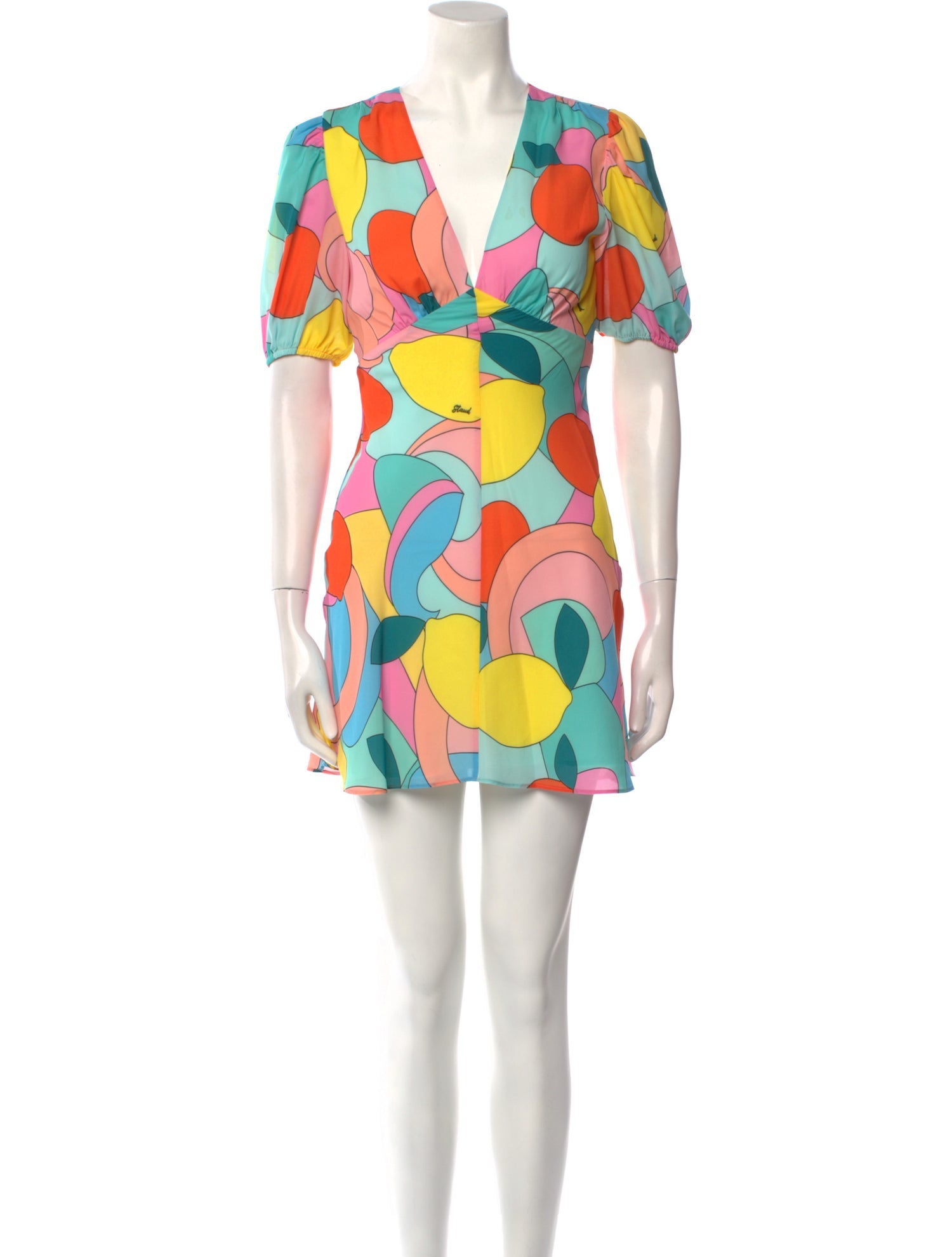 Staud Printed Mini Dress