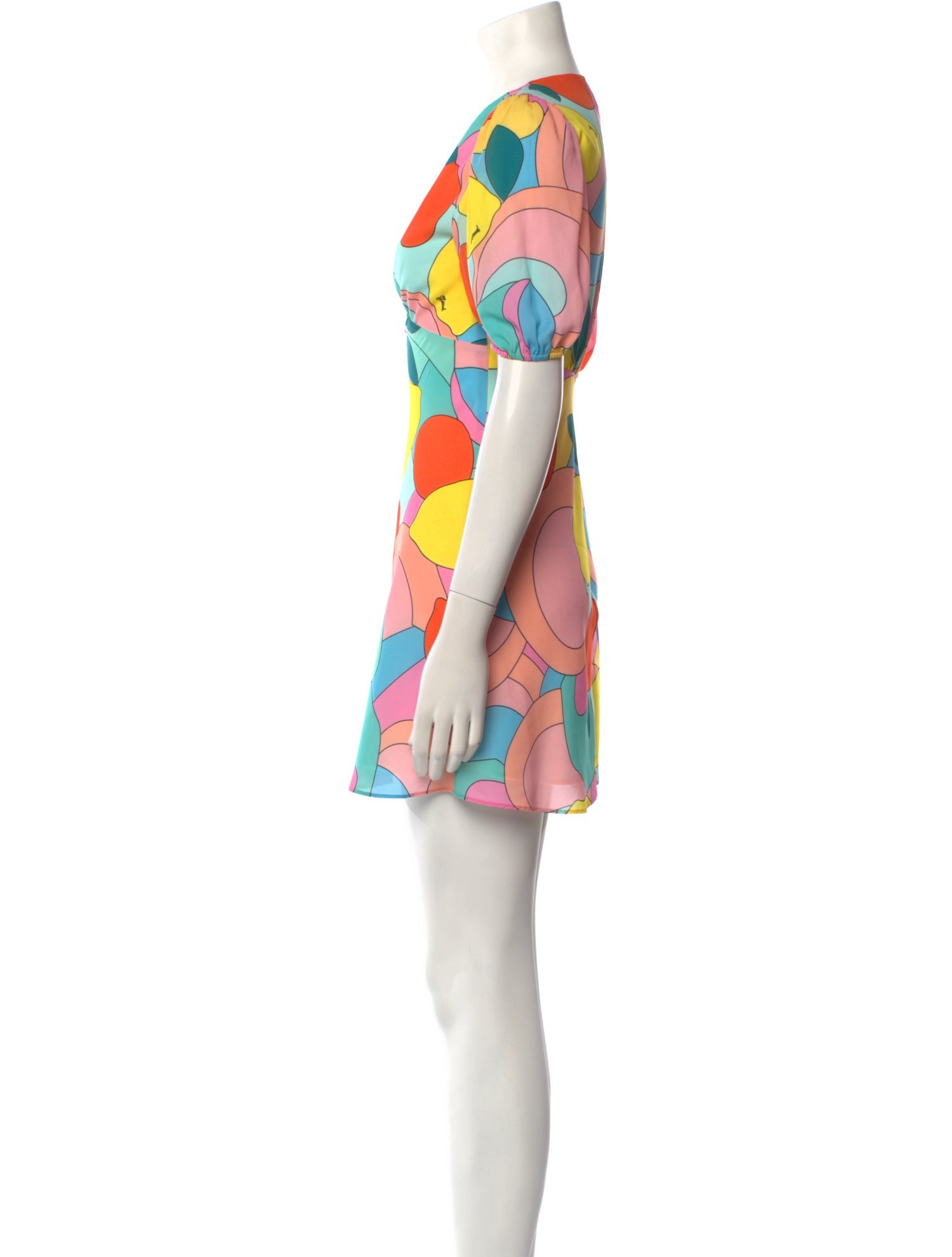 Staud Printed Mini Dress