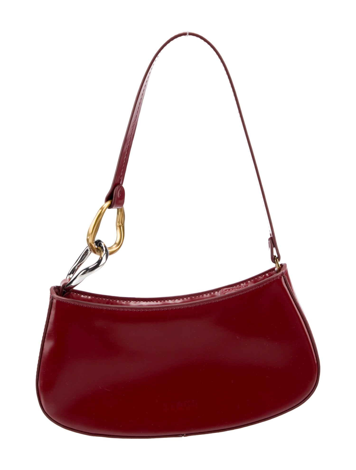 Staud Patent Leather Shoulder Bag