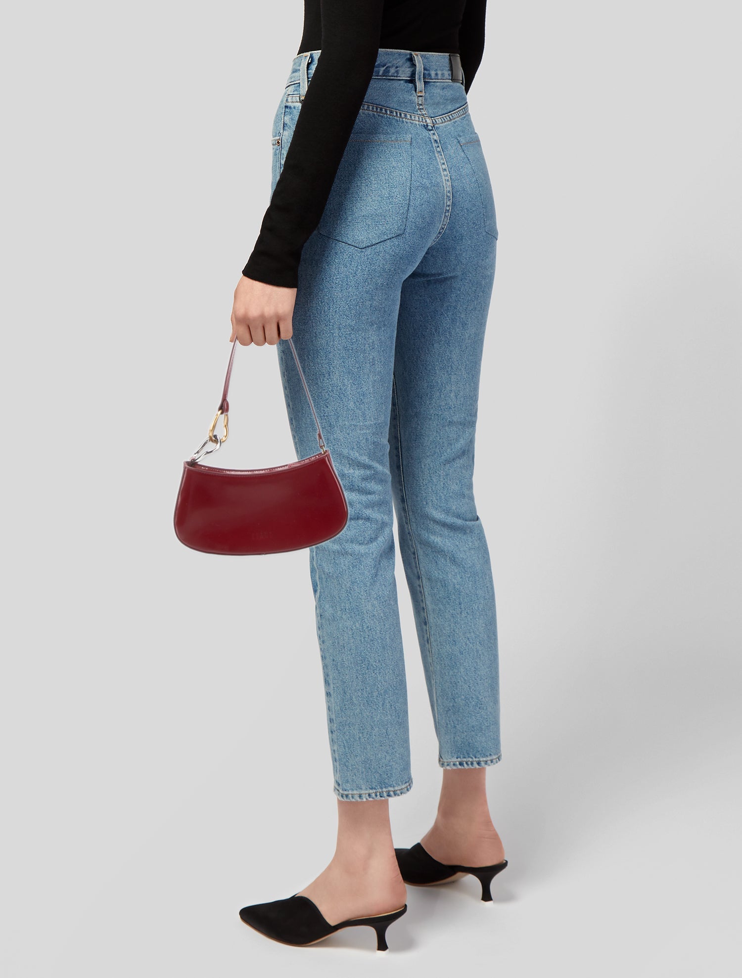Staud Patent Leather Shoulder Bag