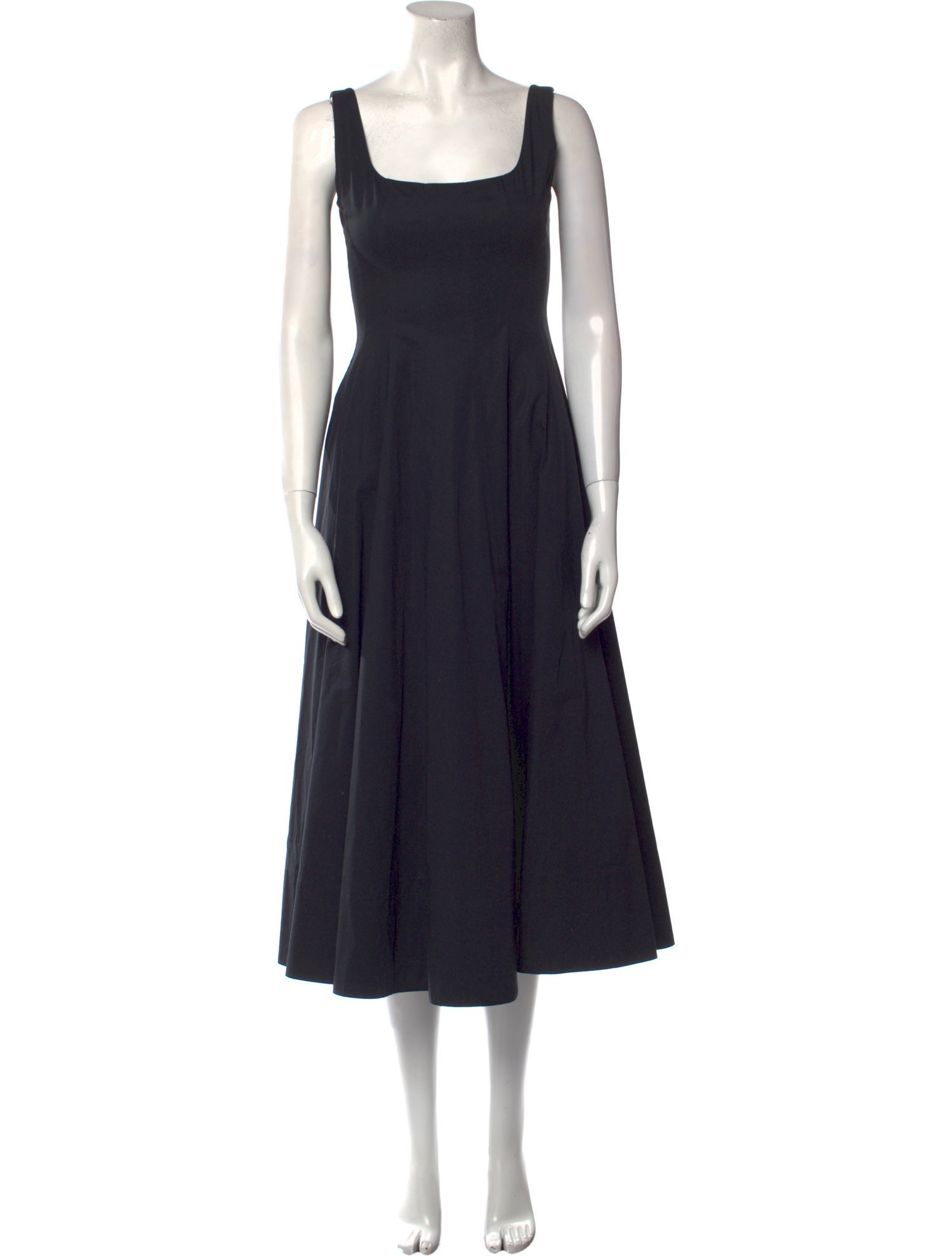 Staud Square Neckline Long Dress