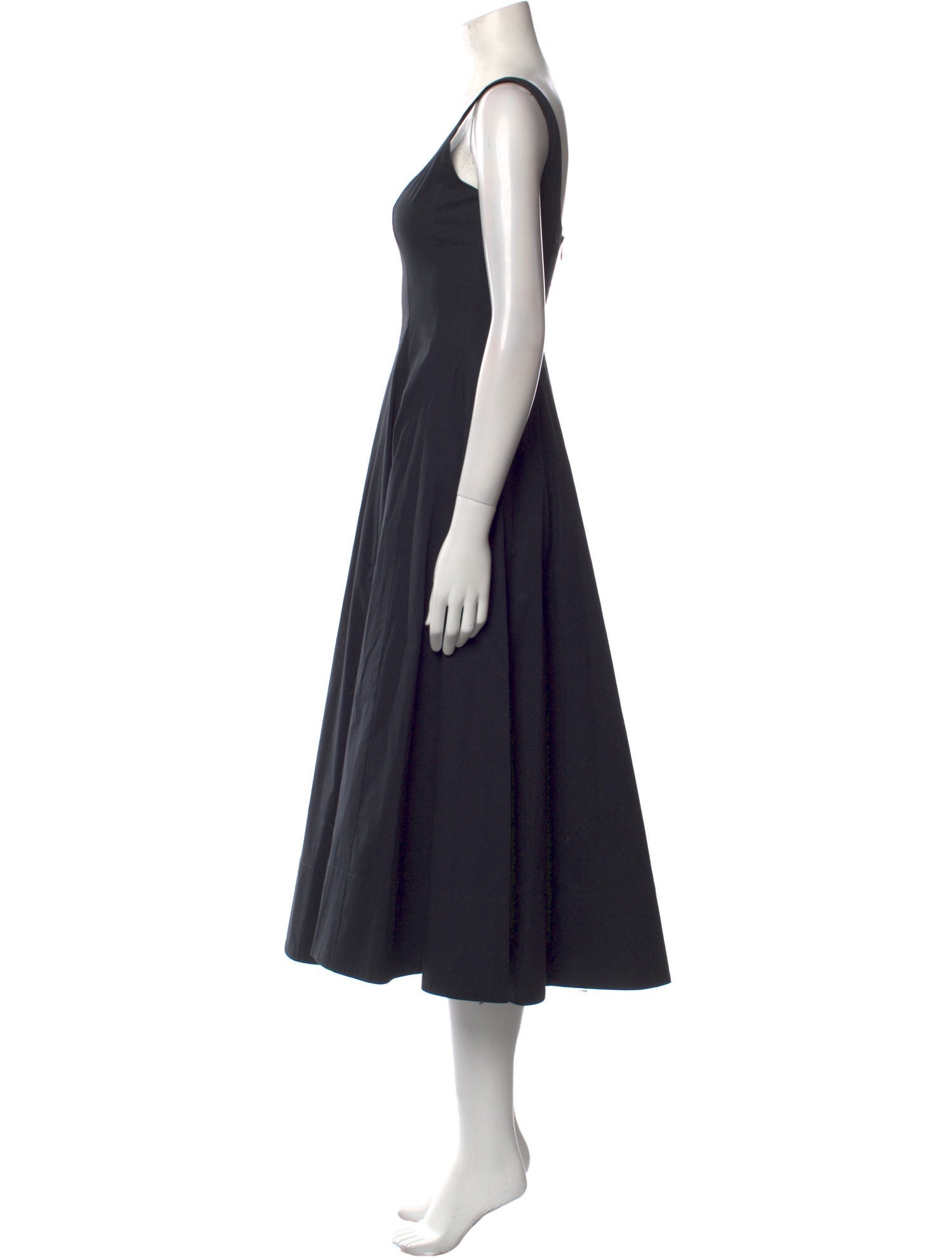 Staud Square Neckline Long Dress