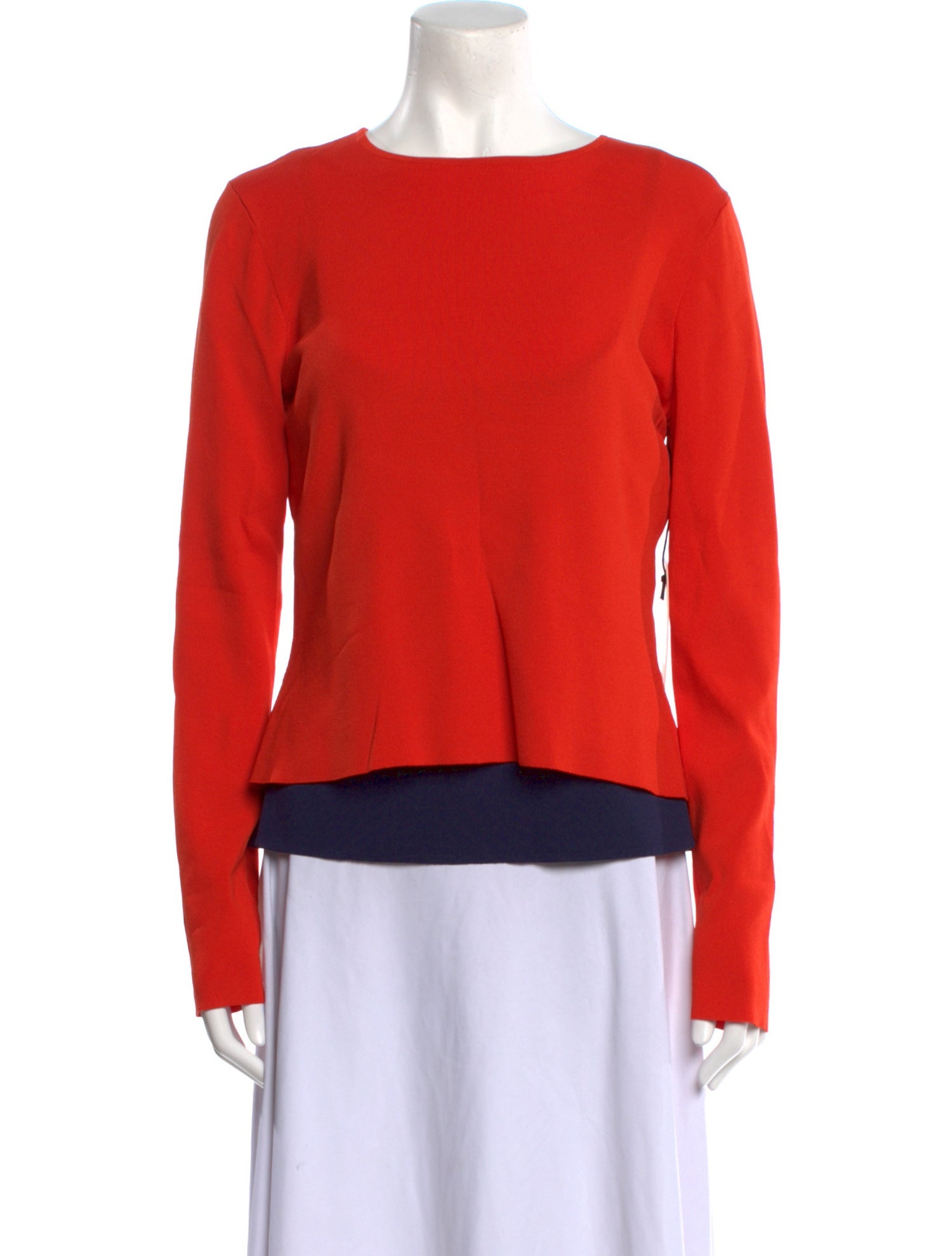 Staud Bateau Neckline Long Sleeve Top w/ Tags