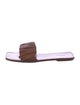 Staud Leather Pleated Accents Slides