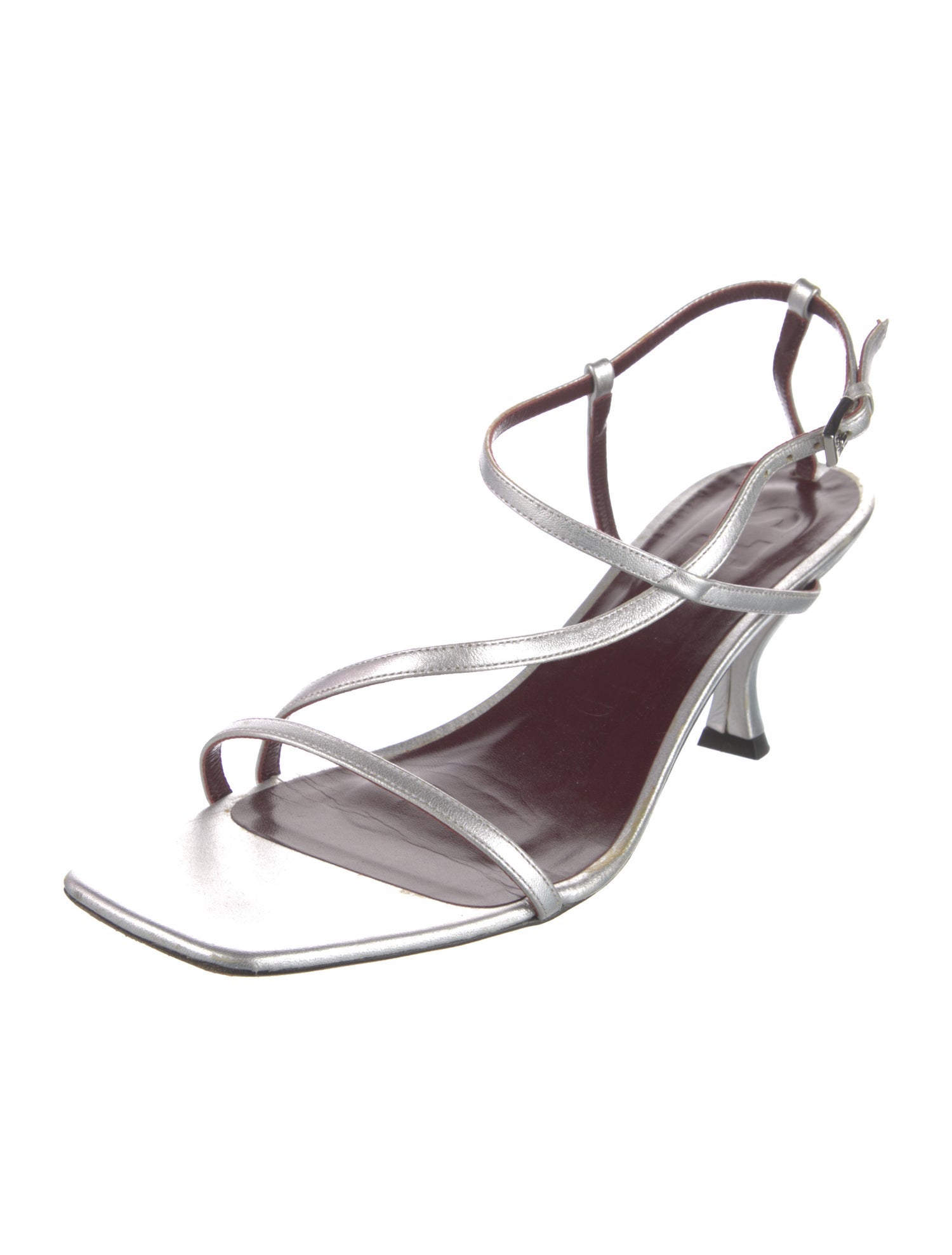 Staud Leather Slingback Sandals