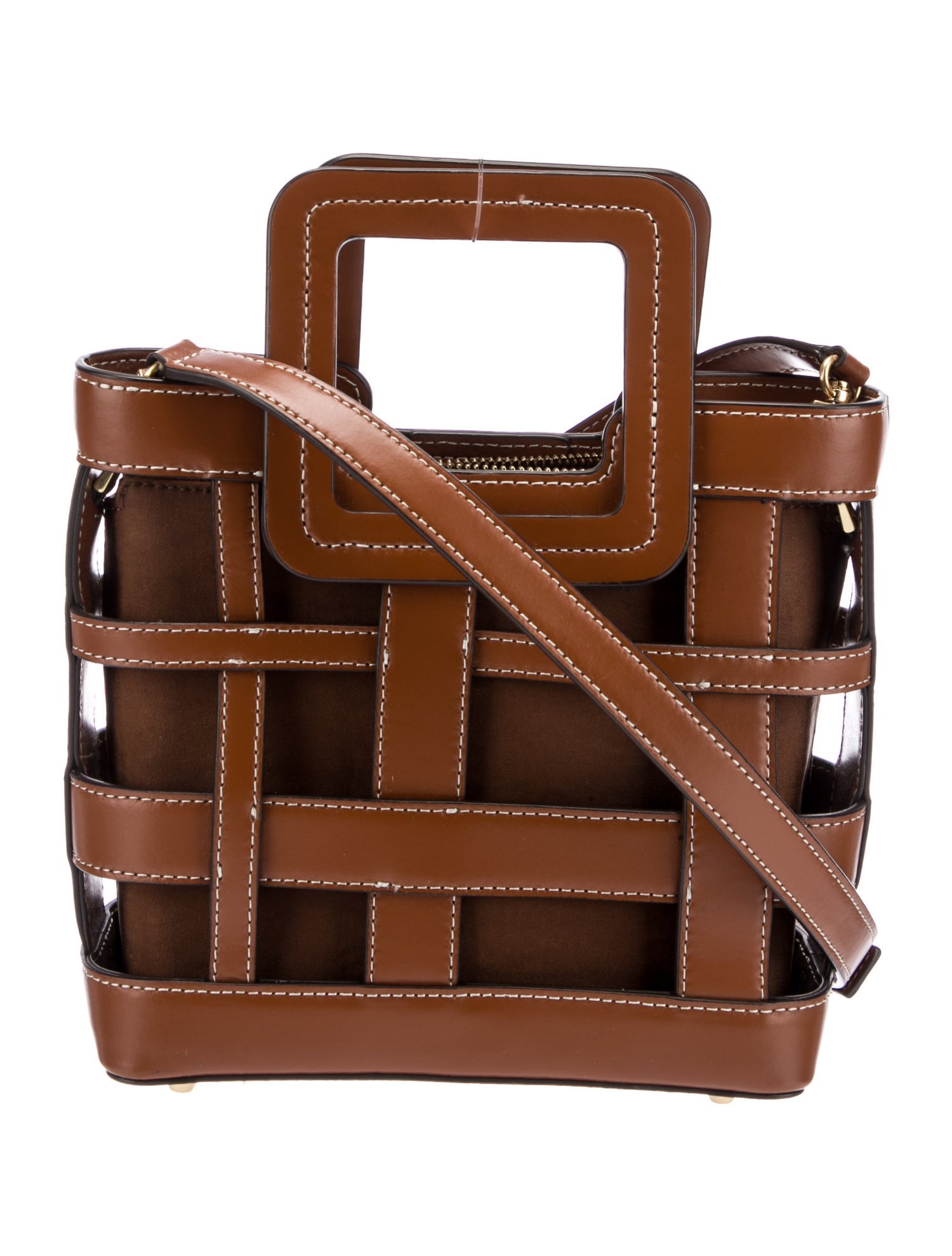 Staud Leather Messenger Bag