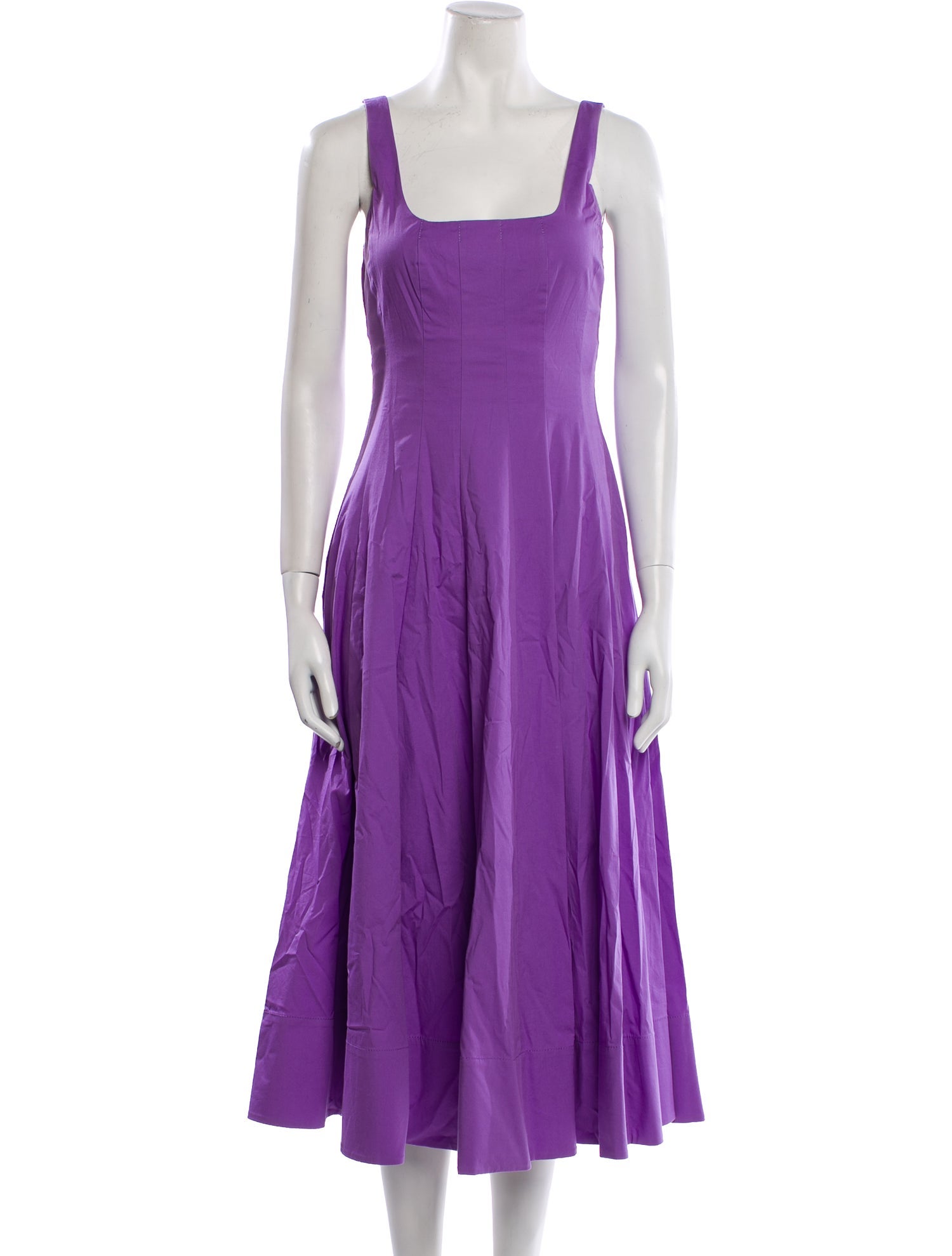 Staud Square Neckline Long Dress