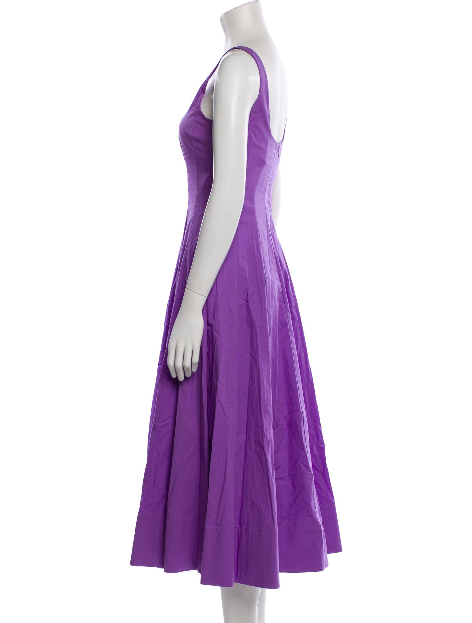 Staud Square Neckline Long Dress