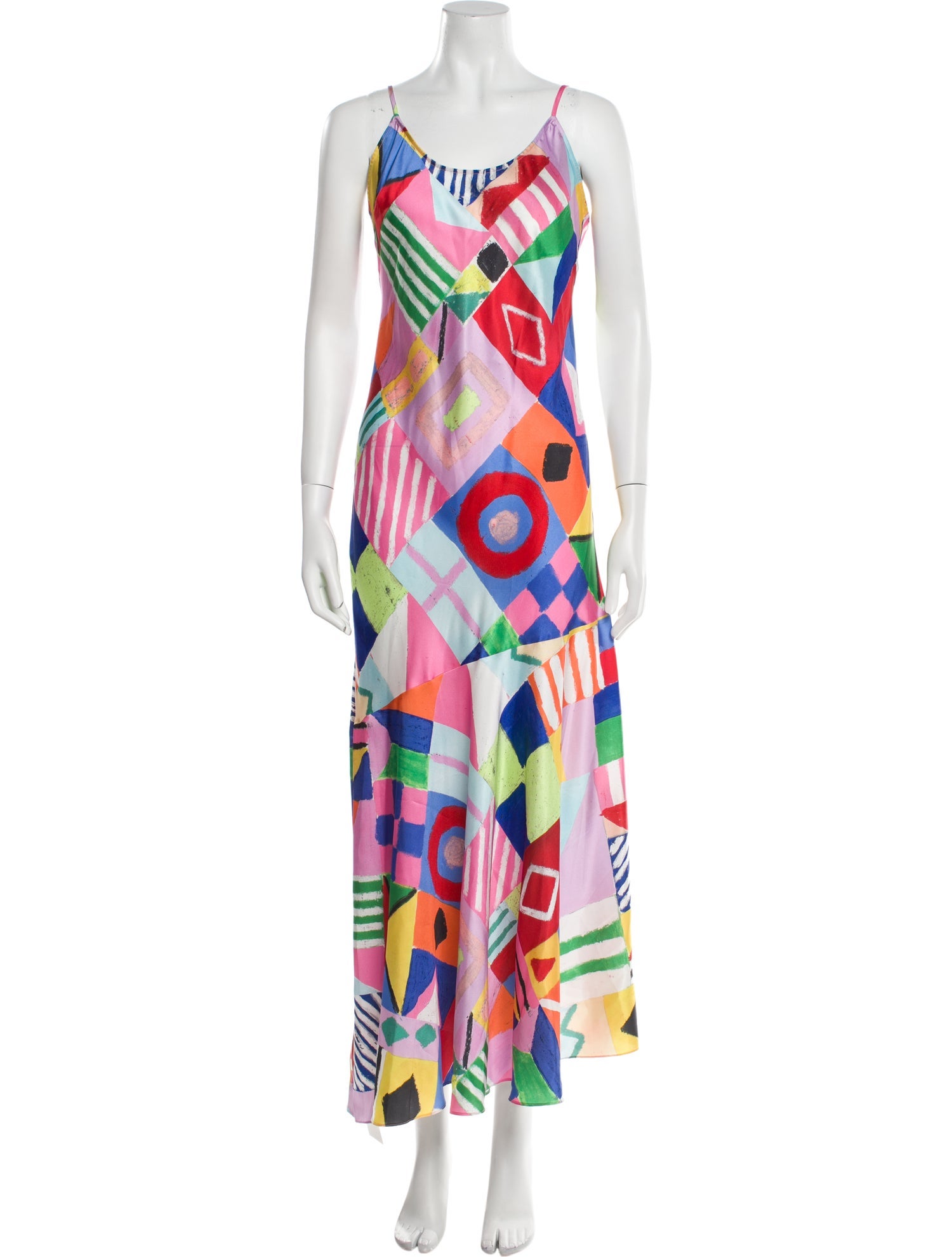Staud Printed Long Dress