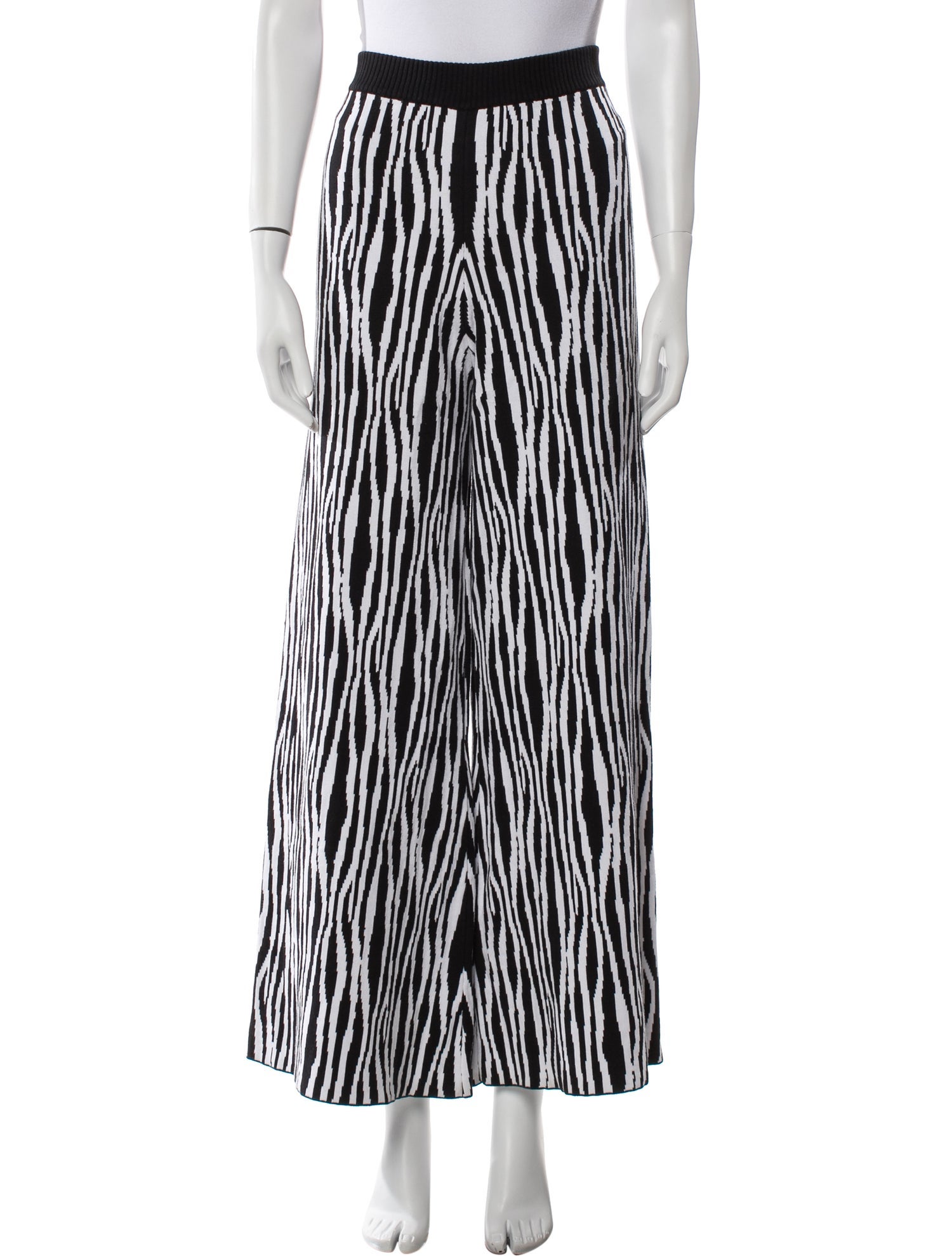 Staud Striped Wide Leg Pants