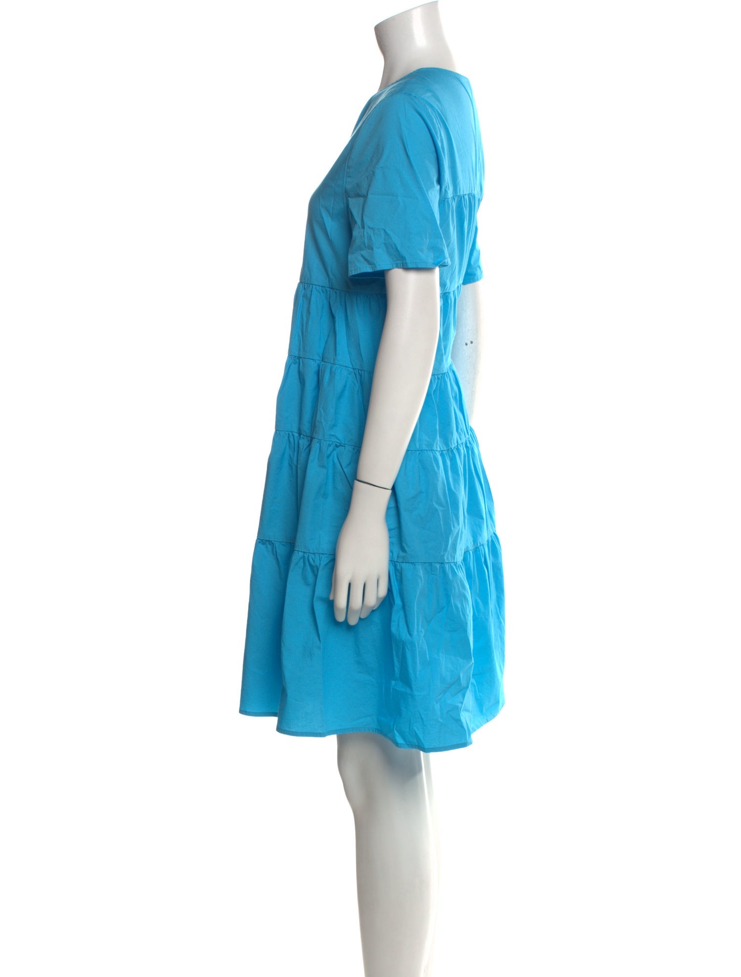 Staud V-Neck Mini Dress