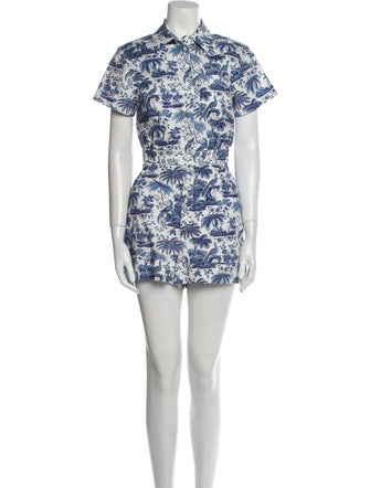 Staud Floral Print Short Set