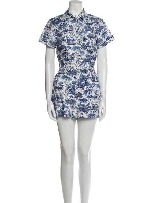 Staud Floral Print Short Set