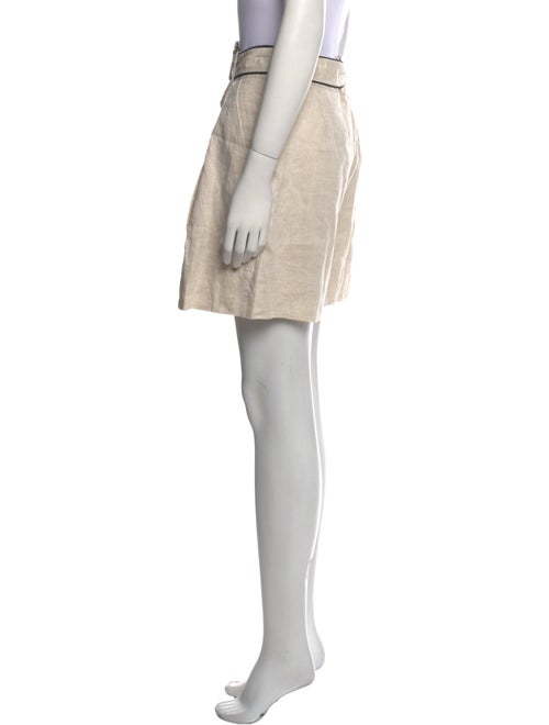 Staud Linen Mini Shorts